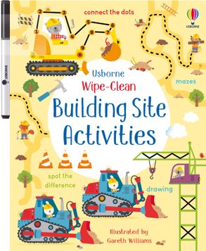 USBORNE WIPE CLEAN BUILDING SITE ACTIVITIES